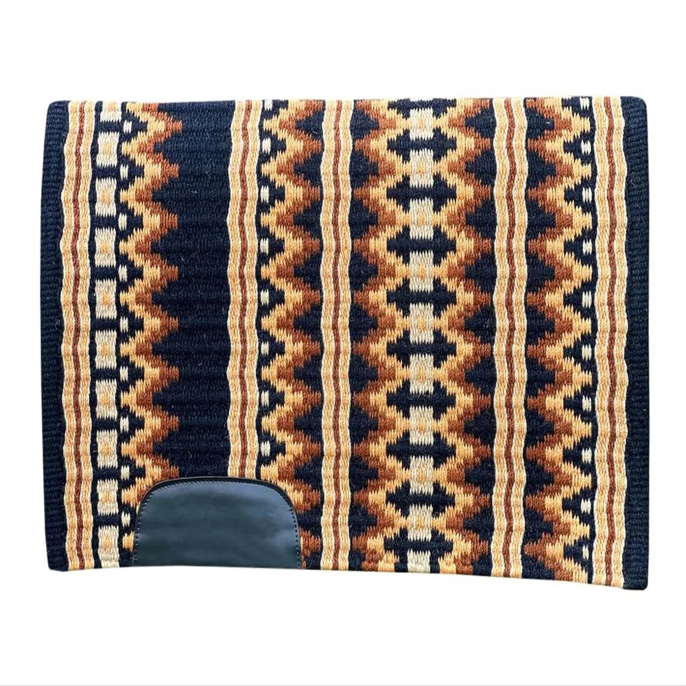 Western Horse Saddle Show Pad Blanket, Equestrian Ranch Pad, 100% Newzealand Woolen Pad Oversized Handmade Premium Quality ST-SP-082 (34" x 38")