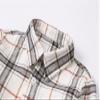 Betusline Girls' Plaid Flannel Shirt, Kids Long Sleeve Button Button Shirts Tops,F White #1, 10-11 Years= Tag 170 view 3