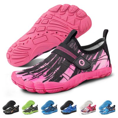 SEEKWAY Barefoot Water Shoes for Kids - Wide Toe Box and Quick-Dry Sand Shoes Toddler for Hiking Swim Beach Pool Kayak Sport Accessories, Camping Essentials Must-Haves for Boys Girls Sizes