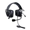 Aimsniper 4C Tactical Headset (U Type)With MicrophoneNoise Reduction Electronic Sound Pickup Safety Adjustable Headphones Ear Muffs (BK) view 1