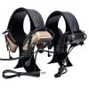 Aimsniper 4C Tactical Headset (U Type)With MicrophoneNoise Reduction Electronic Sound Pickup Safety Adjustable Headphones Ear Muffs (BK) view 4