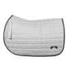 Equine Couture Coolmax Plush Saddle Pad - White/Black view 2