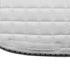 Equine Couture Coolmax Plush Saddle Pad - White/Black view 4