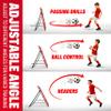Soccer Rebounder Rebound Net, Kick-Back 3.3X3.3FT | Football Training Gifts, Aids & Equipment for Kids Teens & All Ages, Portable, 6 Adjustable Angles view 2