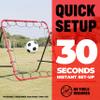 Soccer Rebounder Rebound Net, Kick-Back 3.3X3.3FT | Football Training Gifts, Aids & Equipment for Kids Teens & All Ages, Portable, 6 Adjustable Angles view 3