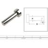Stainless Steel Marine 1/2" Clevis Pin Round Fastener Pin Hitch Yacht Sailing view 4