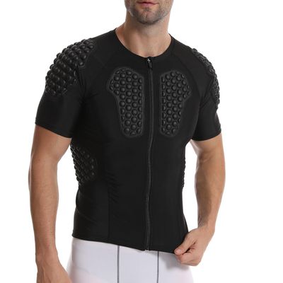 Jellybro Men's Padded Football Protective Gear Set Training Suit for Soccer Basketball Paintball Rib Protector