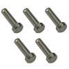 Stainless Steel Marine 1/4" Clevis Pin Round Fastener Pin Yacht Sailing 5 Pcs view 1