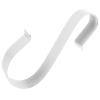 Happyyami Utility Tool Utility Kickstand Swimming Pool Hook Life Ring Holder Hooks Clothes Rack Metal Storage Hook Multi-use Boat Hook Iron Hook up Ski Poles Coat Hanger Bracket White view 1