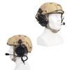 Aimsniper Tactical HeadsetWith Helmet Rail Adapter & MicrophoneNoise Reduction Electronic Sound Pickup Headphones Ear Muffs (BK) view 2