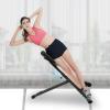 RIAHNEAH 5 Level Hyperextension Roman Chair, Back Extension Machine Adjustable Height Glute, Hamstring, and Ab Workouts Sit Up Gym Bench Hyperextension Bench for Home, Black view 3