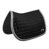 Equine Couture Coolmax Plush Saddle Pad - Black/White view 1