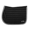 Equine Couture Coolmax Plush Saddle Pad - Black/White view 2