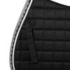 Equine Couture Coolmax Plush Saddle Pad - Black/White view 3
