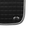 Equine Couture Coolmax Plush Saddle Pad - Black/White view 4