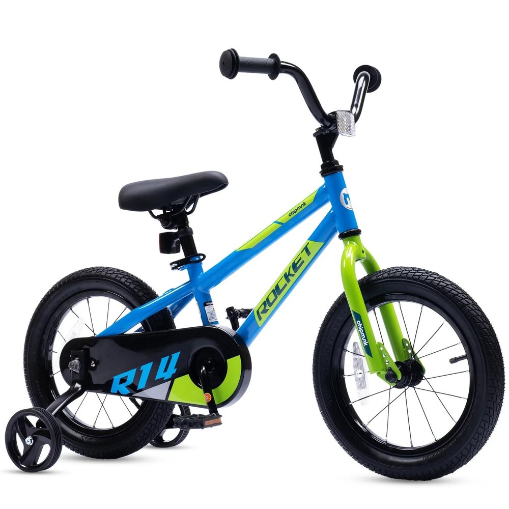 Chipmunk Kids Bike Toddlers 12 14 16 18 Inch Wheel Bicycle Beginners Boys Girls Ages 3-11 Years, Multiple Color Options