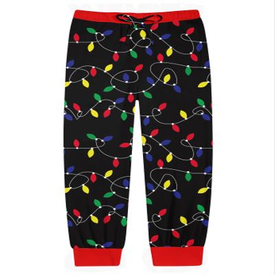 TUONROAD Cool Colorful Lights Pajama Pants for Big Boy Size 11 Teens Christmas Pjs Joggers Black Funny Sleepwear Loose Fit Casual Daily Jammies for 12 Yrs Son