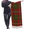 LMNSWDA Scottish Colors Clan Hay Tartan Plaid Women's Fashion Cashmere Feel with Tassel Large scarf warm party shawl Wraps view 2
