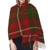 LMNSWDA Scottish Colors Clan Hay Tartan Plaid Women's Fashion Cashmere Feel with Tassel Large scarf warm party shawl Wraps view 4