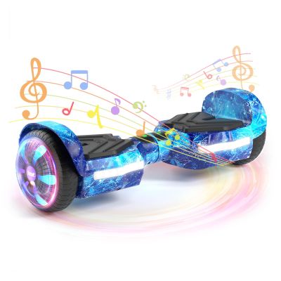 SIMATE Scooter, Bluetooth Speakers and LED Light-Up Wheels, APP Control, Dual 250W Motors, 8.5 mph Max Speed & 8.5 Miles Max Range, Gifts for Kids Adults Girls Boys