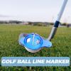 BESPORTBLE Golf Ball Marker Stamp Ball Alignment Tool Reusable Plastic Liner Liner for Golf view 4