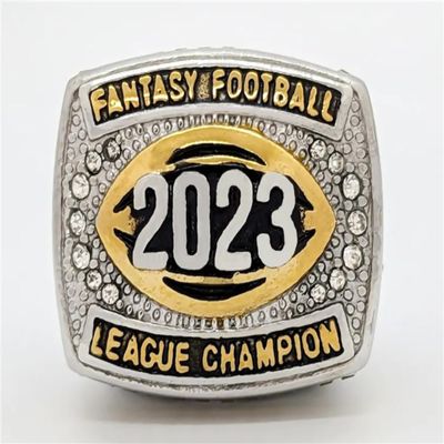 Kuseli 2023-2024 Fantasy Football Champiosnhip Ring FFL League Championship Ring for Fan's Souvenir Gift (13,Without Box)