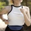 Fanny Pack,Navy Blue Waist Packs with Adjustable Belt,Casual Bag Bum Bags for Travel Sports Running 14"x5" view 3