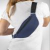 Fanny Pack,Navy Blue Waist Packs with Adjustable Belt,Casual Bag Bum Bags for Travel Sports Running 14"x5" view 4