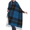 LMNSWDA Scottish Clan Ramsay Ramsey Blue Hunting Tartan Women's Fashion Cashmere Feel with Tassel Large scarf warm party shawl Wraps view 1