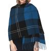 LMNSWDA Scottish Clan Ramsay Ramsey Blue Hunting Tartan Women's Fashion Cashmere Feel with Tassel Large scarf warm party shawl Wraps view 4
