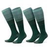 GoWith Unisex Knee High Compression Socks, 15-20 mmHg Rayon Made From Bamboo Socks, Breathable for Men & Women, Green, Large, 2 Pair view 1