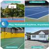 Mibhuvan Outdoor Pickleball Court Tape, 2in x 230FT Pickleball Tape Lines for Indoor Outdoor Sports Court Fast Marking, Such as Badminton, Tennis, Basketball, or Pickleball Court, Blue view 2