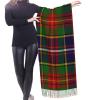 LMNSWDA Scottish Crozier Plaid Tartan Women's Fashion Cashmere Feel with Tassel Large scarf warm party shawl Wraps view 2