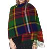 LMNSWDA Scottish Crozier Plaid Tartan Women's Fashion Cashmere Feel with Tassel Large scarf warm party shawl Wraps view 4