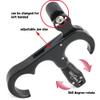 SHARROW Compound Bow Release Aid and D Loop 360 Rotatable Thumb Release Aluminium Alloy 3 Finger Thumb Trigger for Right Hand and Left Hand Compound Bow Accessory (Gold) view 2