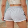 BAWUTZ Drawstring Rolled Hem Track Shorts (Color : Light Grey, Size : X-Large) view 2
