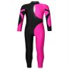 Shinsto Kids Girls Long Sleeve Rhinestone Gymnastics Leotard Ballet Dance Unitard Figure Skating Jumpsuit Hot Pink 10 Years view 1
