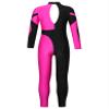 Shinsto Kids Girls Long Sleeve Rhinestone Gymnastics Leotard Ballet Dance Unitard Figure Skating Jumpsuit Hot Pink 10 Years view 2