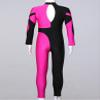 Shinsto Kids Girls Long Sleeve Rhinestone Gymnastics Leotard Ballet Dance Unitard Figure Skating Jumpsuit Hot Pink 10 Years view 4