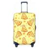PAILON Light yellow cheese Travel Luggage Protector Suitcase Cover Washable Luggage Cover Wheeled Suitcase Covers For Luggage,Luggage Covers For Suitcase With Zipper And Buckle Baggage Cover 24in view 1