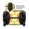 PAILON Light yellow cheese Travel Luggage Protector Suitcase Cover Washable Luggage Cover Wheeled Suitcase Covers For Luggage,Luggage Covers For Suitcase With Zipper And Buckle Baggage Cover 24in view 2