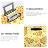 PAILON Light yellow cheese Travel Luggage Protector Suitcase Cover Washable Luggage Cover Wheeled Suitcase Covers For Luggage,Luggage Covers For Suitcase With Zipper And Buckle Baggage Cover 24in view 3