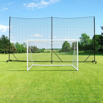 Megagreen Movable Soccer Backstop Net: 20FT X 10FT High Impact Heavy Duty Ball Stop System