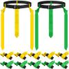 Hungdao 10/12 Players Adjustable Flag Football Belts Set,Yellow, Green view 1
