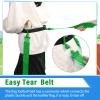Hungdao 10/12 Players Adjustable Flag Football Belts Set,Yellow, Green view 2