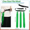 Hungdao 10/12 Players Adjustable Flag Football Belts Set,Yellow, Green view 4