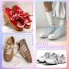 DANHUA Flat Cotton Shoelaces for Sneakers: 2 Pair 63Inch White Solid Athletic Shoe Laces view 3