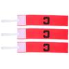 Toddmomy Captain Armbands for Soccer 3-Pack Wear-Resistant Nylon Adjustable Football Bands Portable Team Sports Accessory view 3