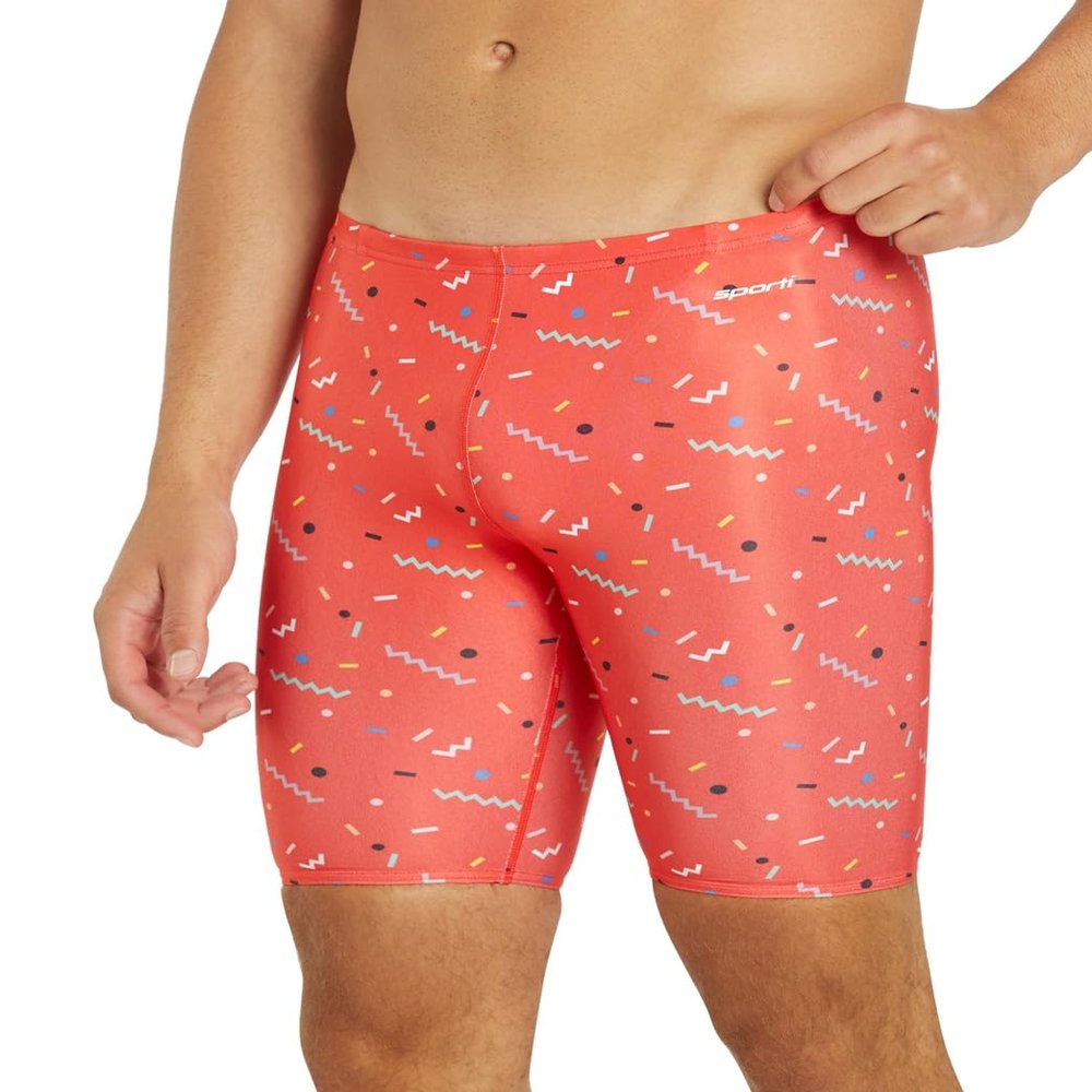 Sporti x Shaine Casas Confetti Jammer Swimsuit - Confetti - 40
