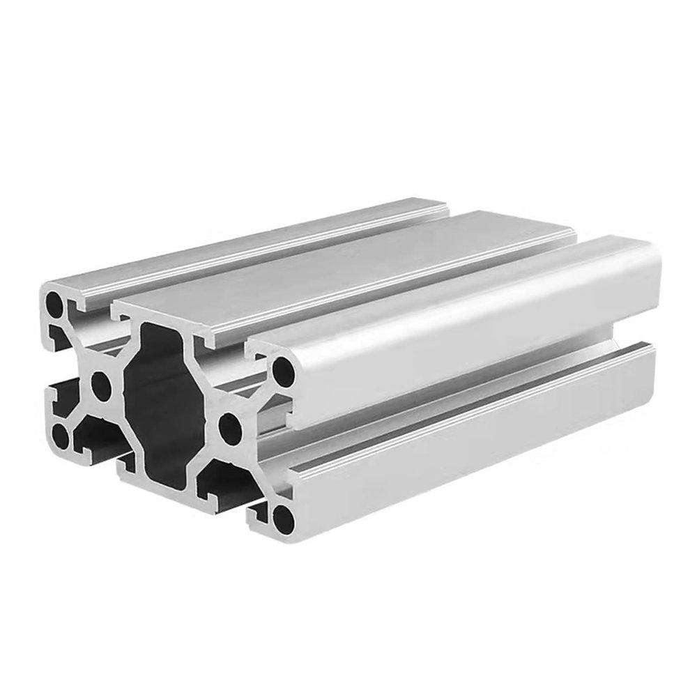 UAMOU Industrial Aluminum Profile European Standard 4080W Heavy-Duty Automatic Assembly line Aluminum Profile 4080 Thickened 3mm Cheerfully (Color : 4080W-Silver, Size : 150mm)